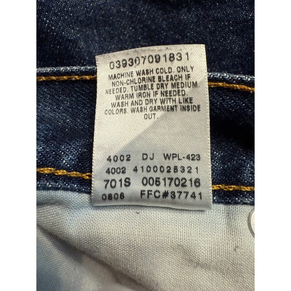 Levis 517 Jeans Mens 36x30 Blue Bootcut Y2K Distressed Made In Mexico Denim - Picture 3 of 8